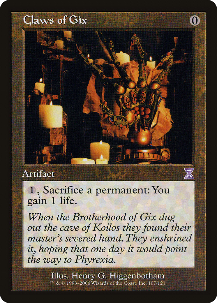 Claws of Gix (TSB-107)  - Time Spiral Timeshifted