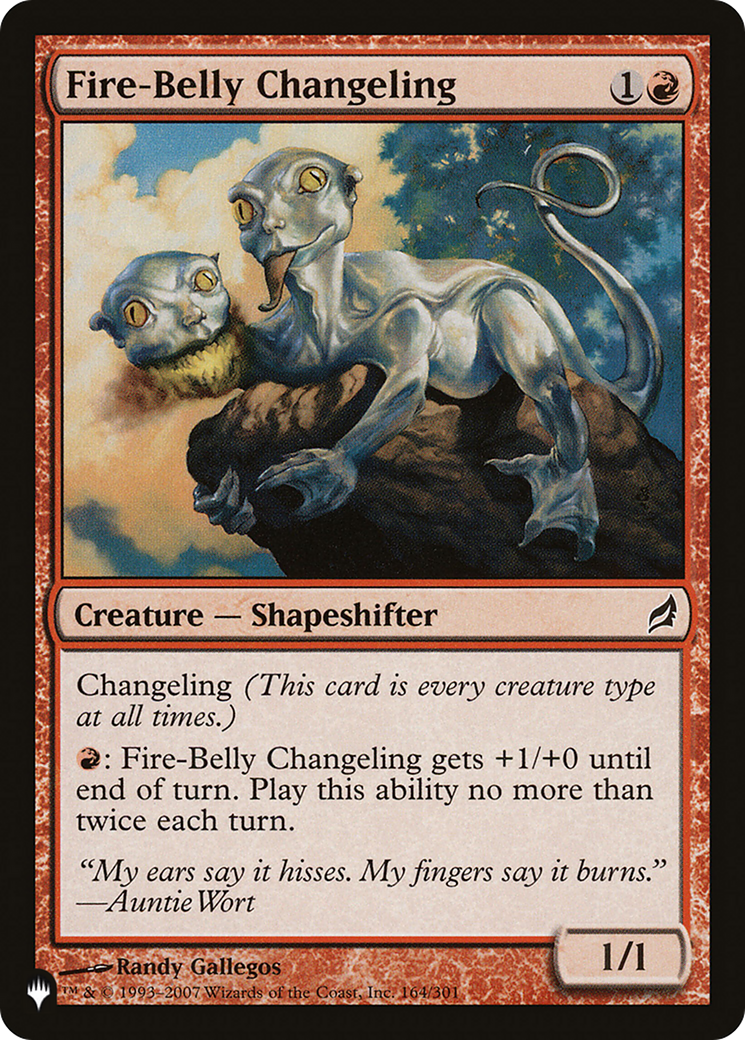 Fire-Belly Changeling (LIST-LRW-164)  - The List