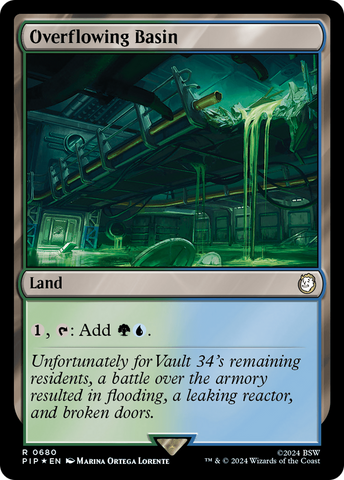 Overflowing Basin (Surge Foil) (PIP-680) - Fallout Foil