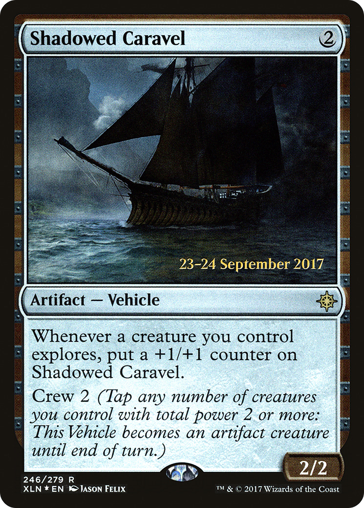 Shadowed Caravel (PRE-246S)  Foil - Ixalan Promos