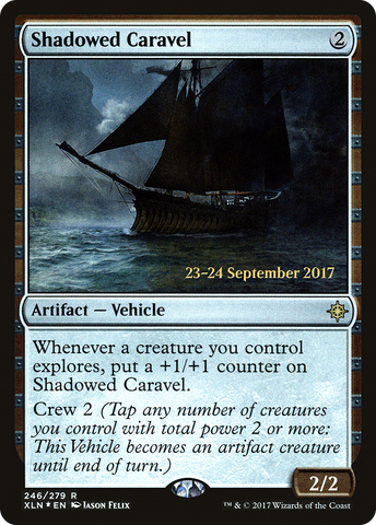 Shadowed Caravel (PRE-246S)  Foil - Ixalan Promos