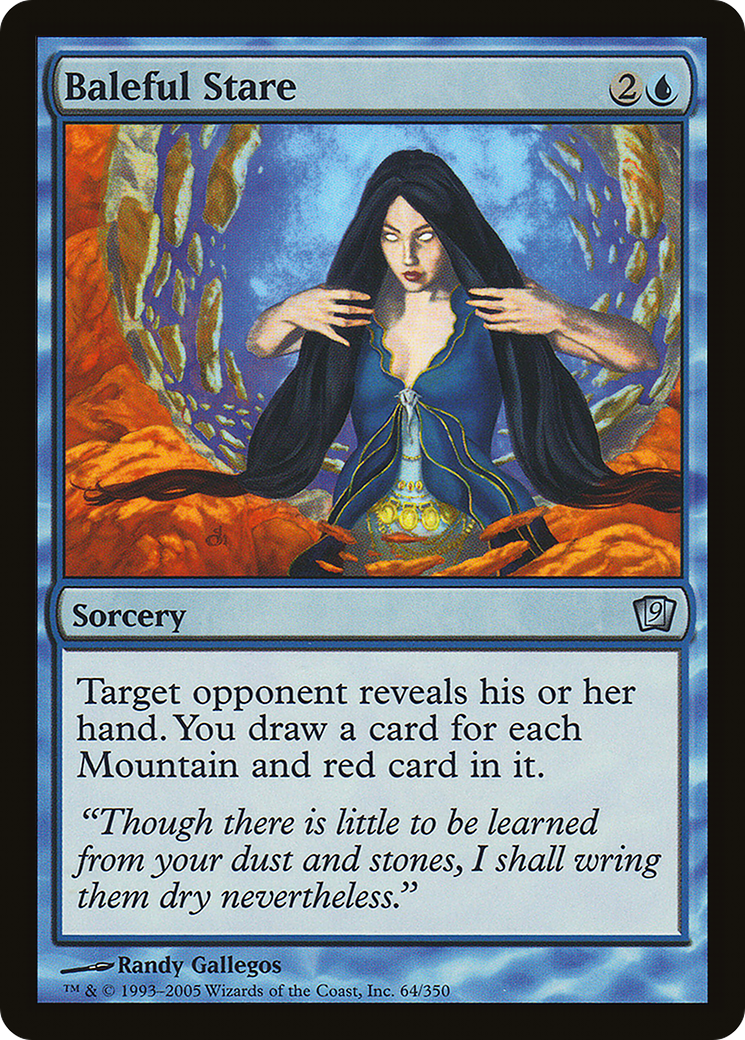 Baleful Stare (9ED-64★) - Ninth Edition Foil