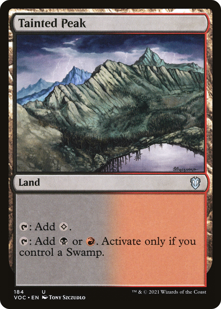 Tainted Peak (VOC-184)  - Crimson Vow Commander