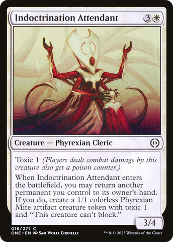 Indoctrination Attendant (ONE-016)  - Phyrexia: All Will Be One