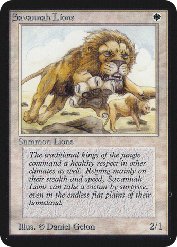 Savannah Lions [Alpha Edition]