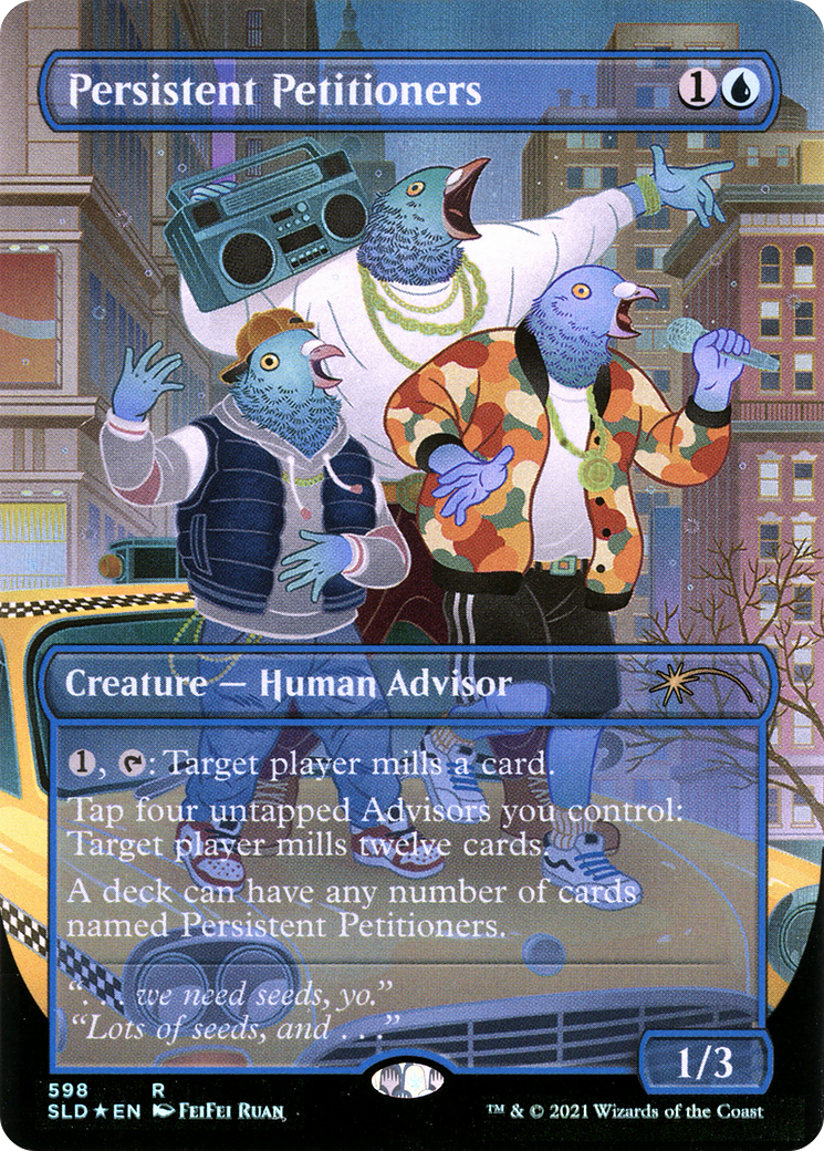 Persistent Petitioners (598) (SLD-598)  Foil - Secret Lair Drop (Borderless)