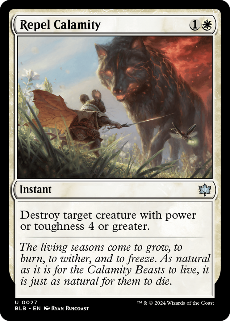 Repel Calamity (BLB-027)  - Bloomburrow
