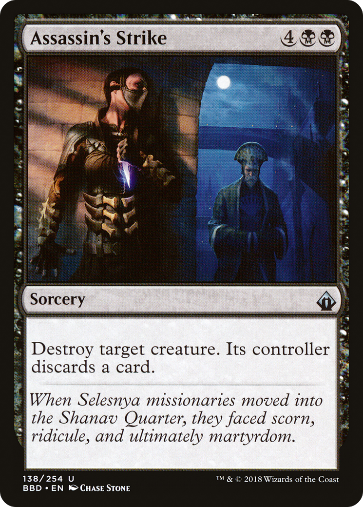 Assassin's Strike (BBD-138)  Foil - Battlebond