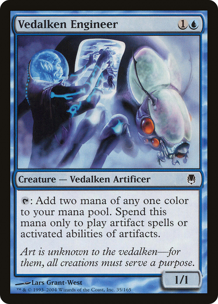 Vedalken Engineer (DST-035)  - Darksteel
