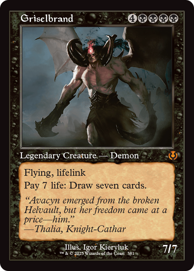 Griselbrand (Retro Frame) (INR-381)  Foil - Innistrad Remastered