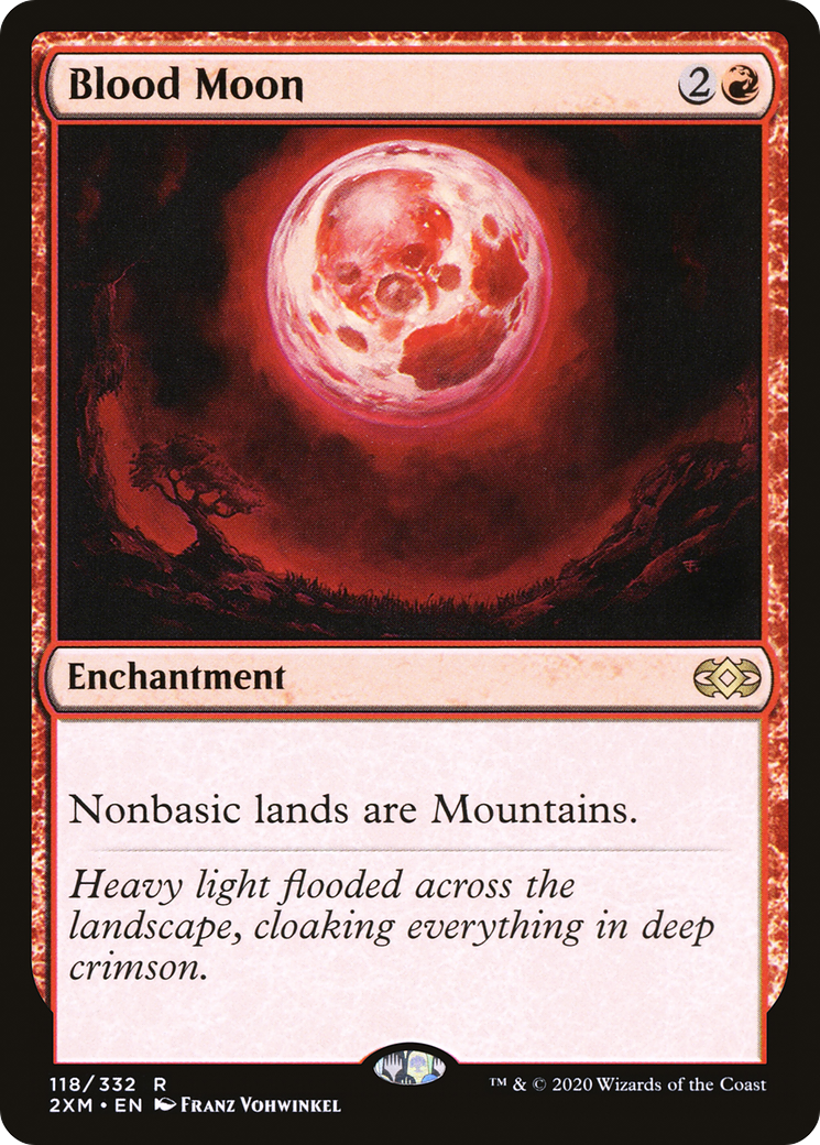 Blood Moon (2XM-118)  Foil - Double Masters