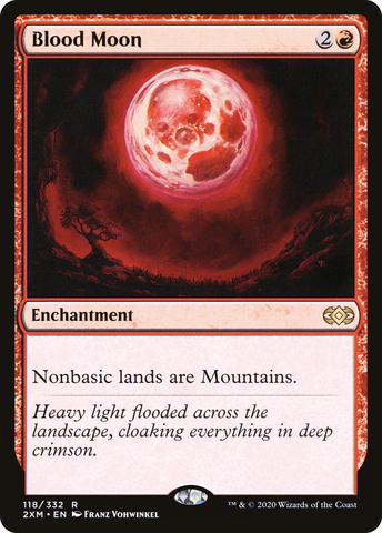 Blood Moon (2XM-118)  Foil - Double Masters