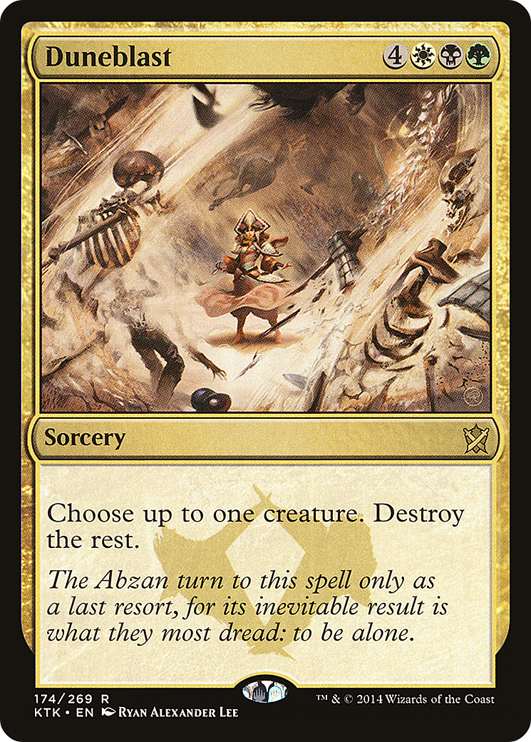 Duneblast (KTK-174)  Foil - Khans of Tarkir