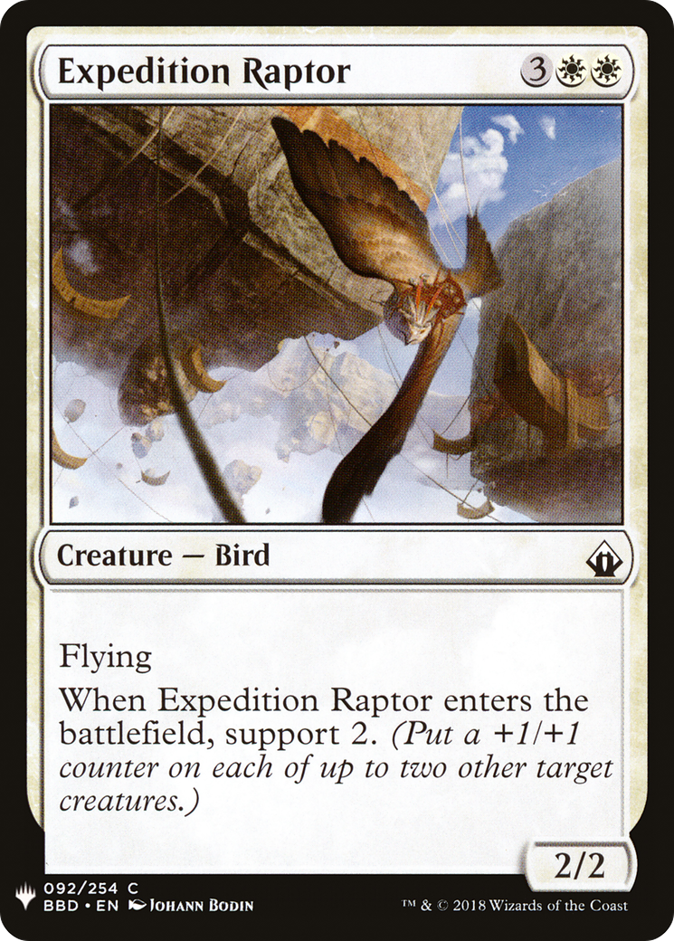 Expedition Raptor (LIST-092)  - The List