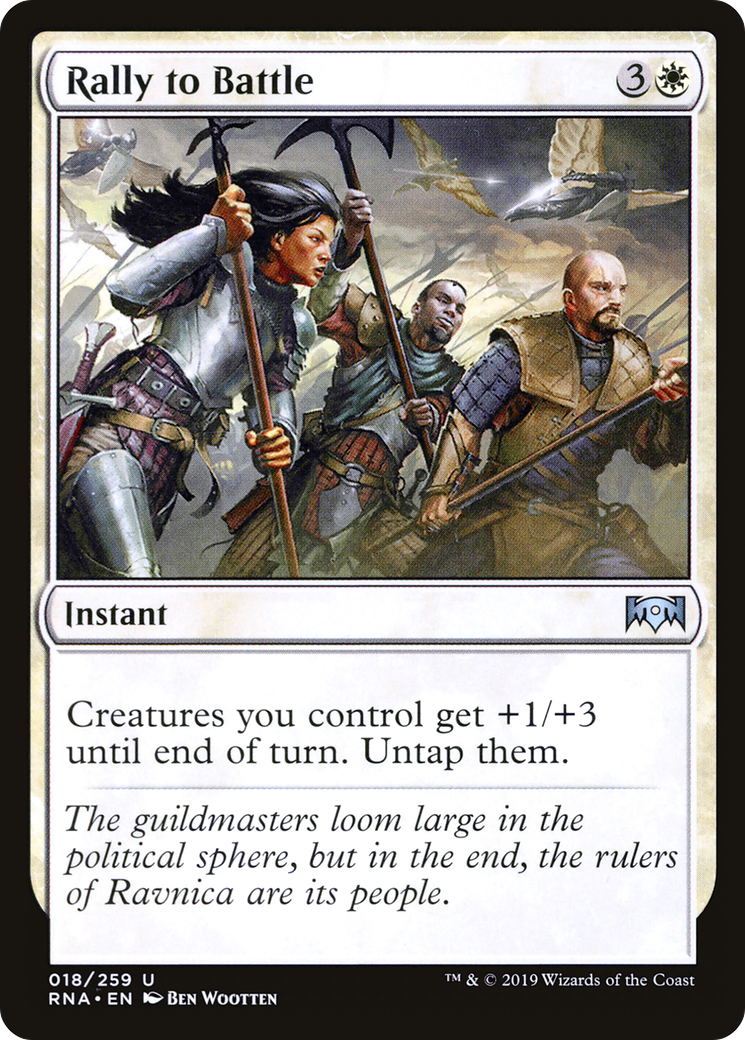 Rally to Battle (RNA-018)  - Ravnica Allegiance