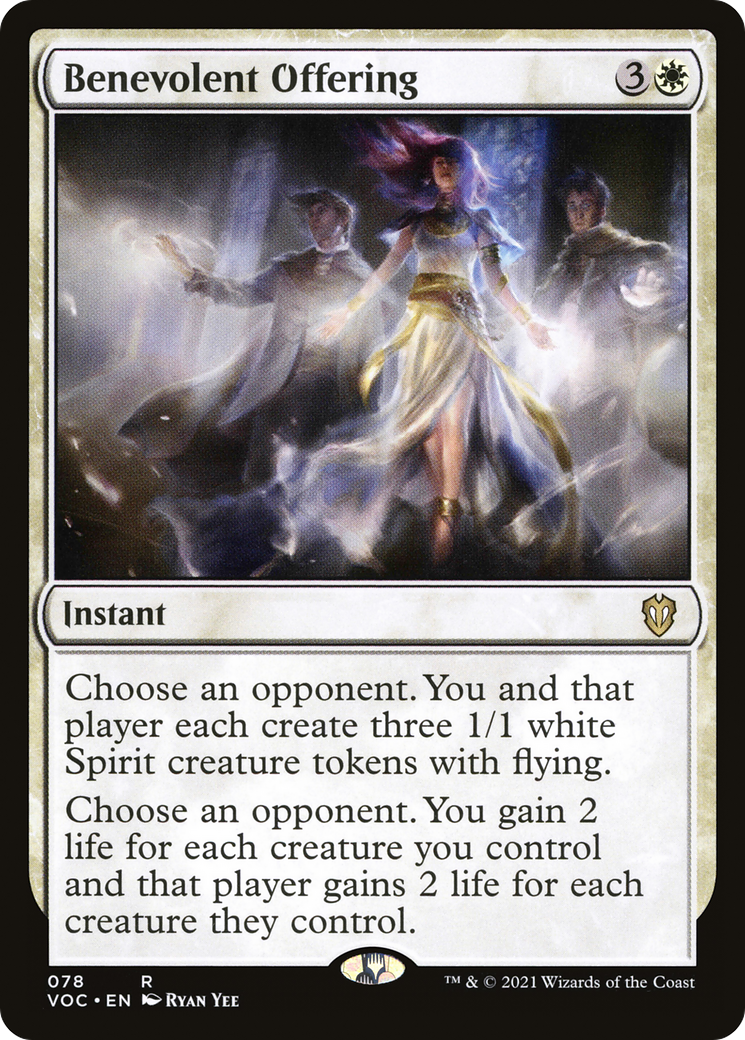 Benevolent Offering (VOC-078)  - Crimson Vow Commander