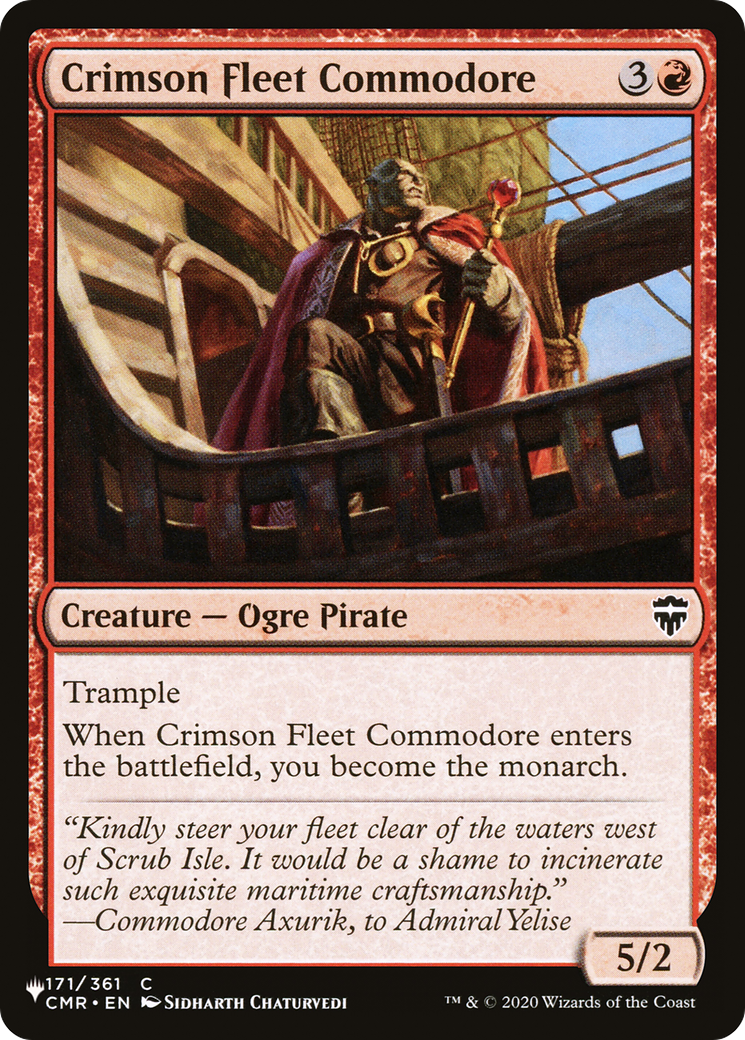 Crimson Fleet Commodore (LIST-CMR-171)  - The List