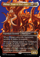 Phlage, Titan of Fire's Fury (Borderless) (MH3-379)  Foil - Modern Horizons 3