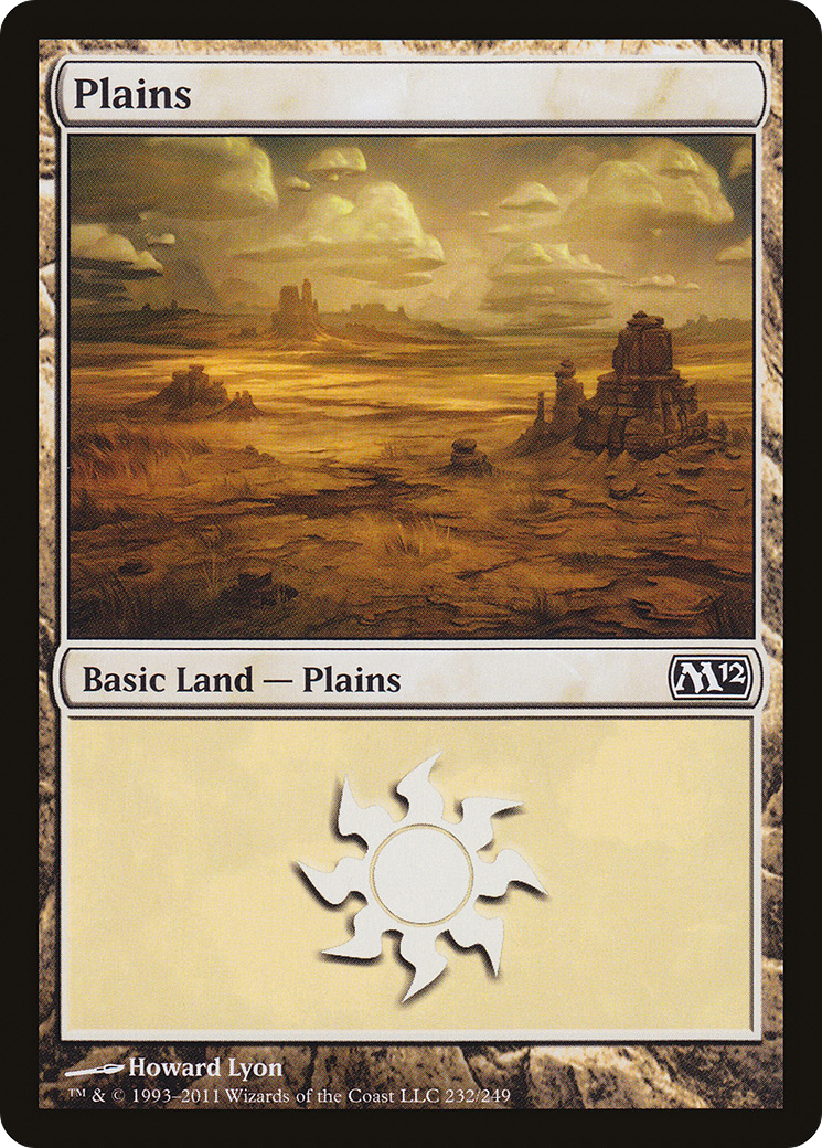 Plains (232) (M12-232)  Foil - Magic 2012