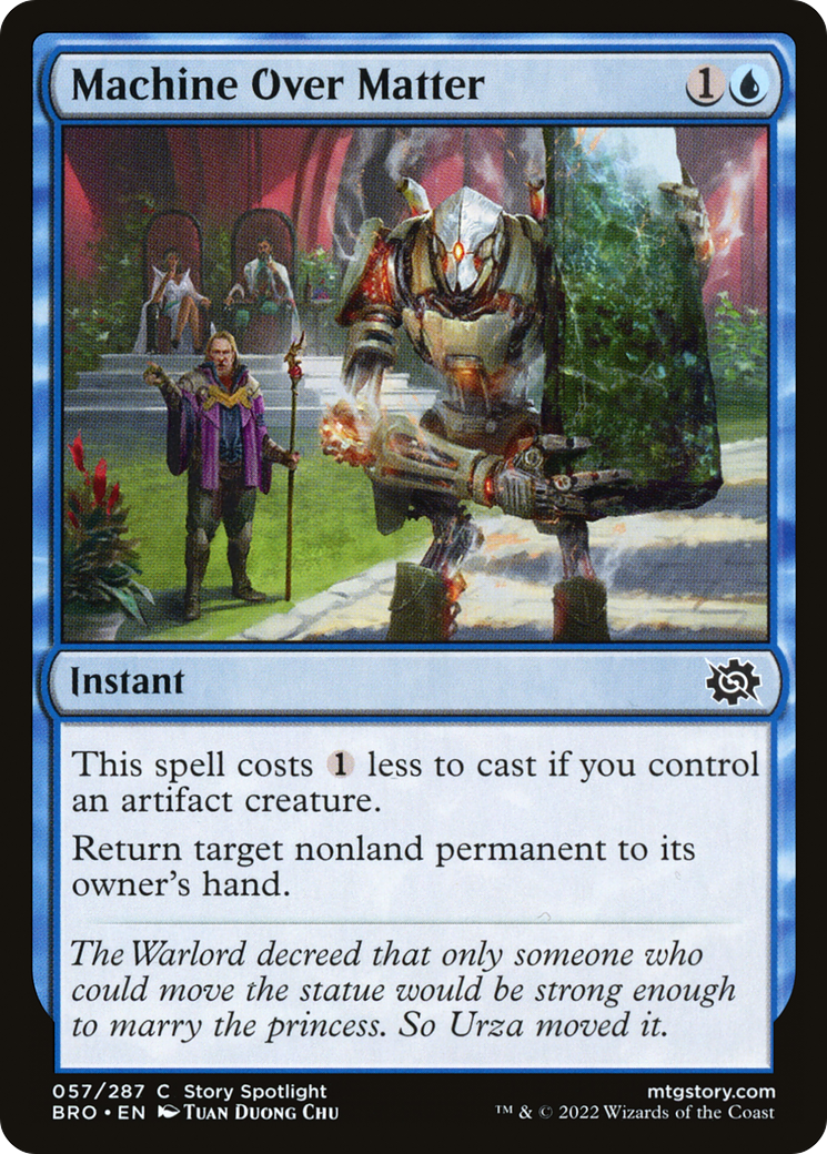 Machine Over Matter (BRO-057)  Foil - The Brothers' War