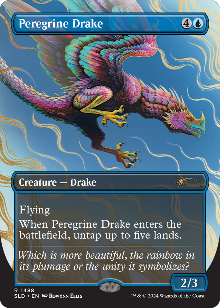 Peregrine Drake (SLD-1488)  - Secret Lair Drop (Borderless)