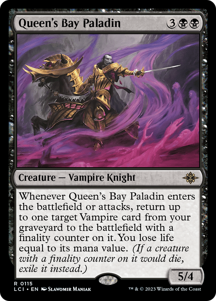 Queen's Bay Paladin (LCI-115) - The Lost Caverns of Ixalan Foil