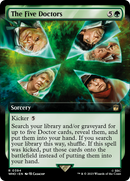 The Five Doctors (Extended Art) (WHO-394)  Foil - Doctor Who: (Extended Art)