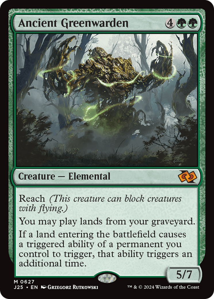 Ancient Greenwarden (J25-627)  - Foundations Jumpstart