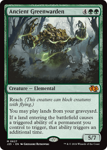 Ancient Greenwarden (J25-627)  - Foundations Jumpstart