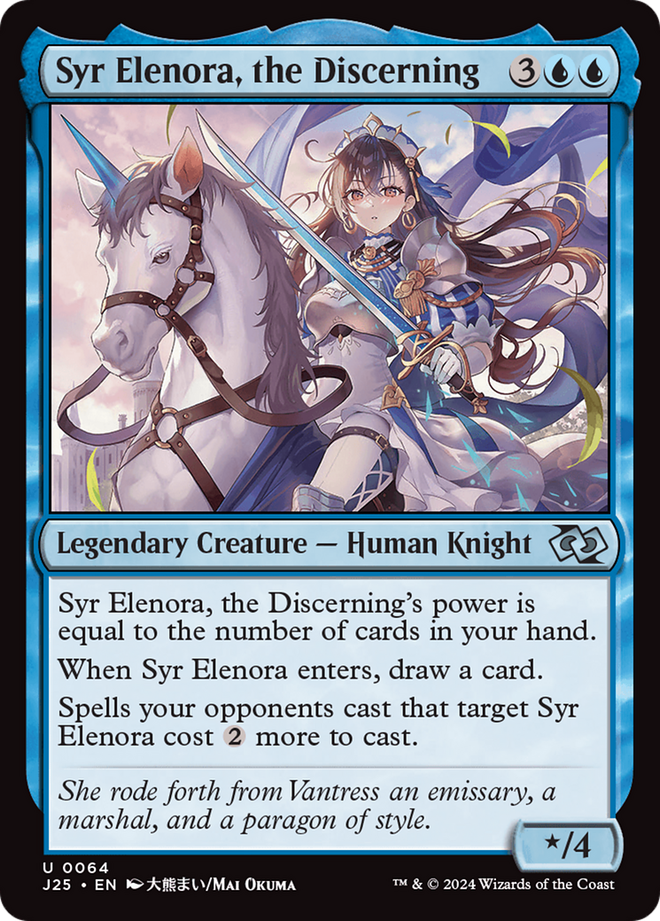 Syr Elenora, the Discerning (Anime) (J25-064)  - Foundations Jumpstart