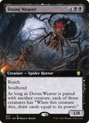 Doom Weaver (Extended Art) (VOC-072)  - Crimson Vow Commander: (Extended Art)