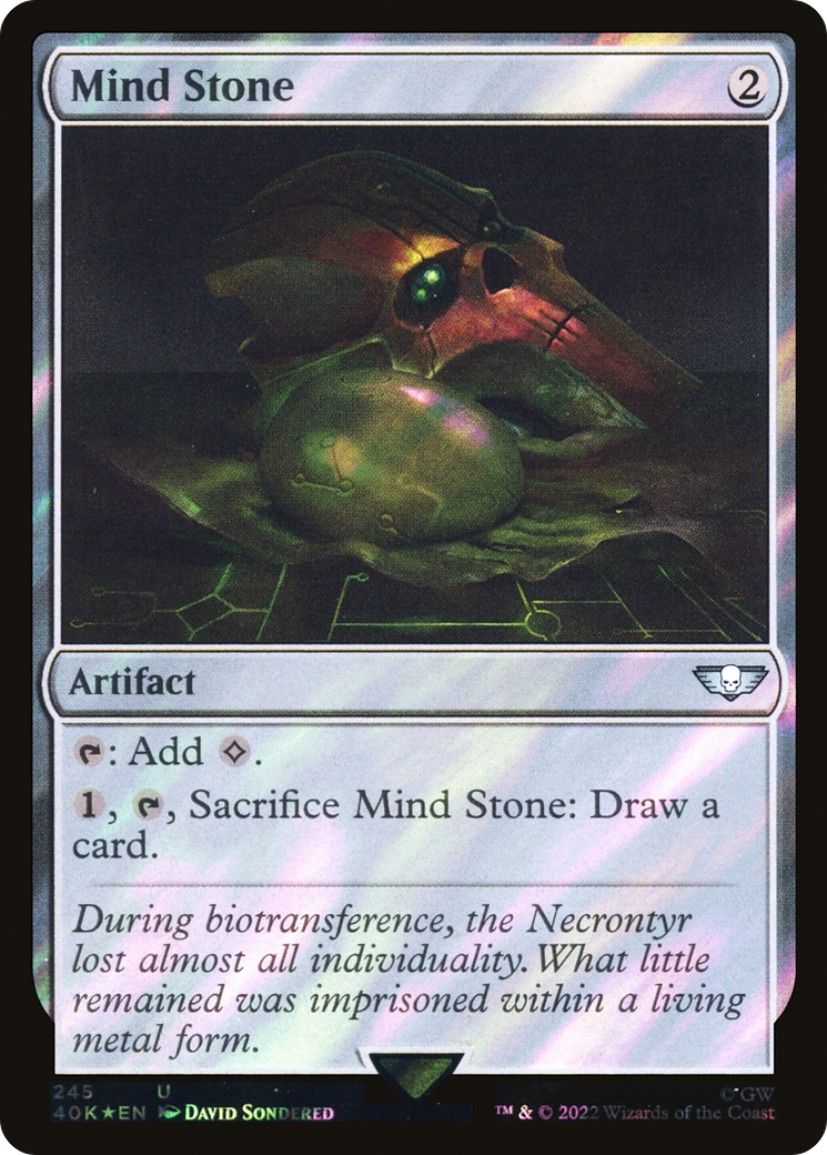 Mind Stone (245) (Surge Foil) (40K-245) - Warhammer 40,000 Commander Foil