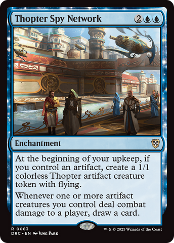 Thopter Spy Network (DRC-083)  - Commander: Aetherdrift: (enchantment)
