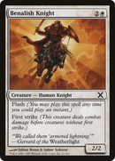 Benalish Knight (10E-011)  - Tenth Edition