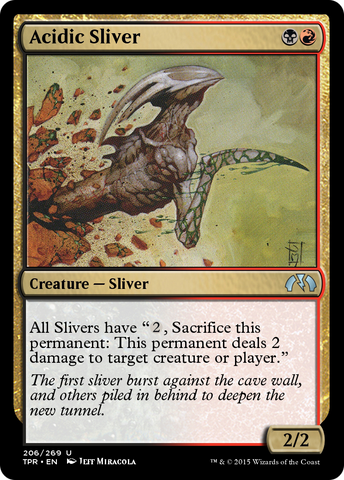 Acidic Sliver (TPR-206)  Foil - Tempest Remastered