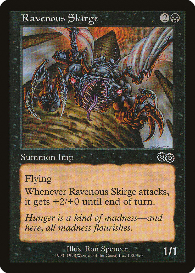 Ravenous Skirge (USG-152)  - Urza's Saga