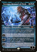 Tezzeret, Betrayer of Flesh (Showcase) (NEO-376) - Kamigawa: Neon Dynasty: (Showcase) Foil