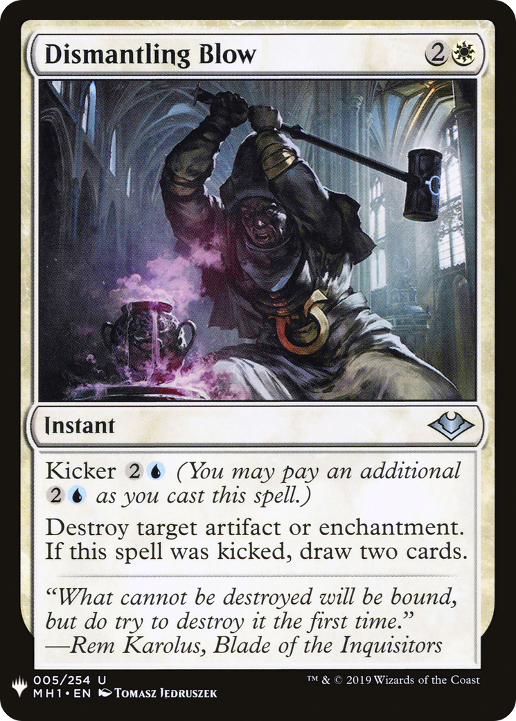 Dismantling Blow (LIST-005)  - The List