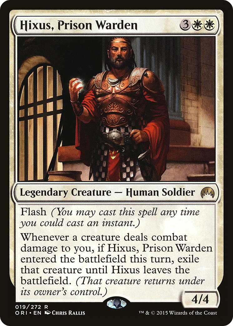 Hixus, Prison Warden (ORI-019)  Foil - Magic Origins