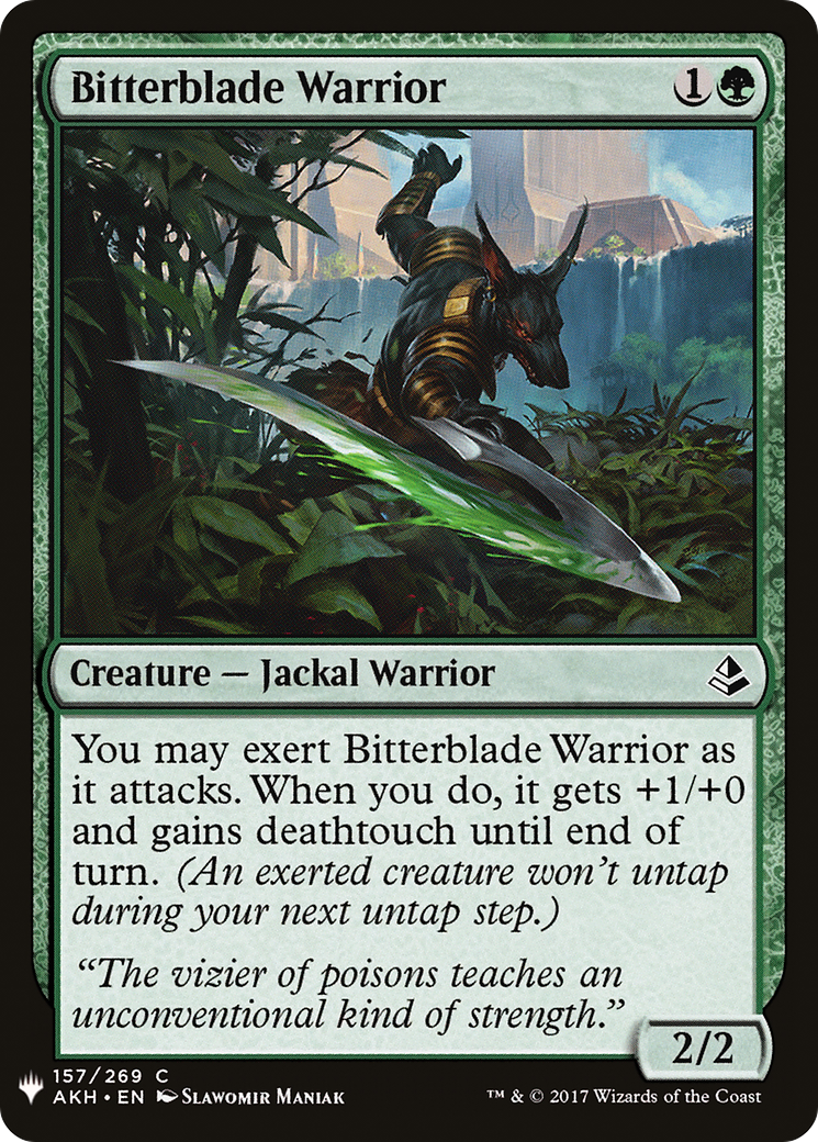 Bitterblade Warrior (LIST-AKH-157)  - The List