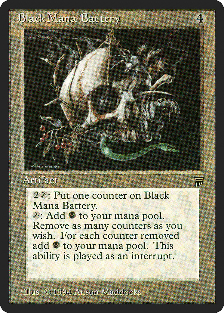 Black Mana Battery (LEG-)  - Legends