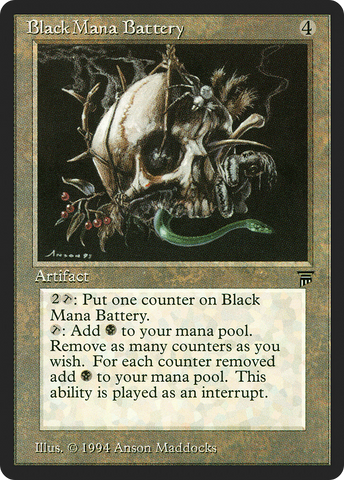 Black Mana Battery (LEG-) - Legends