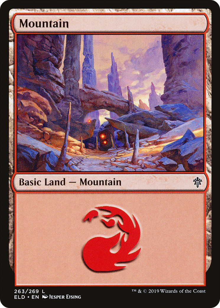 Mountain (263) (ELD-263)  Foil - Throne of Eldraine