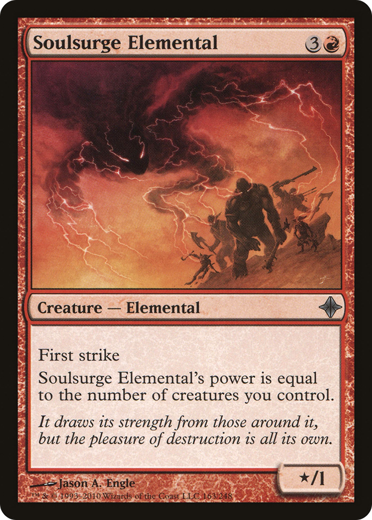 Soulsurge Elemental (ROE-163)  Foil - Rise of the Eldrazi