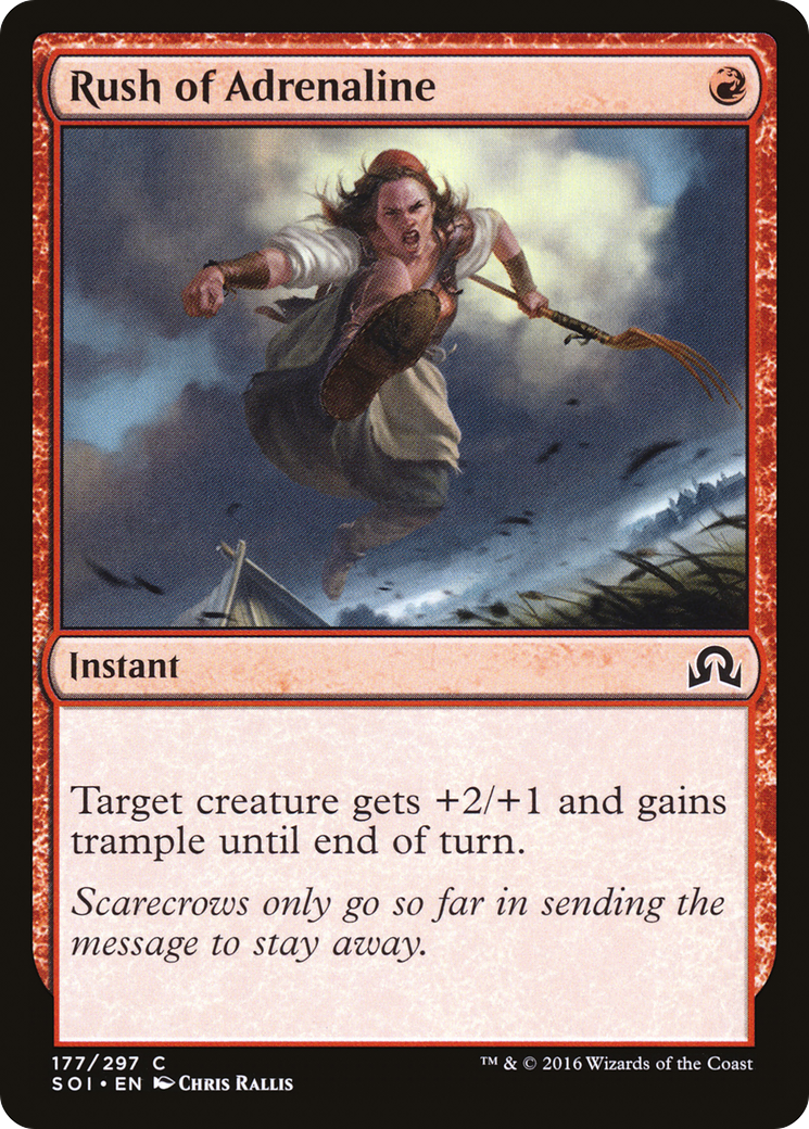 Rush of Adrenaline (SOI-177) - Shadows over Innistrad