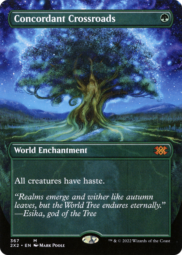 Concordant Crossroads (Borderless) (2X2-367)  - Double Masters 2022