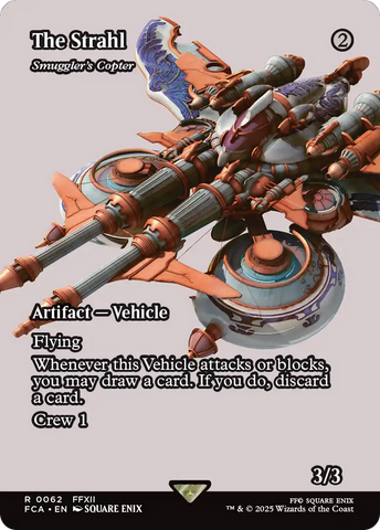 The Strahl - Smuggler's Copter (Showcase) (FCA-062)  Foil - FINAL FANTASY: Through the Ages / The Strahl (Borderless)