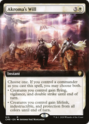 Akroma's Will (Extended Art) (CMR-615)  - Commander Legends: (Extended Art)