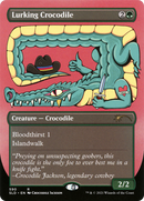 Lurking Crocodile (SLD-590)  - Secret Lair Drop (Borderless)