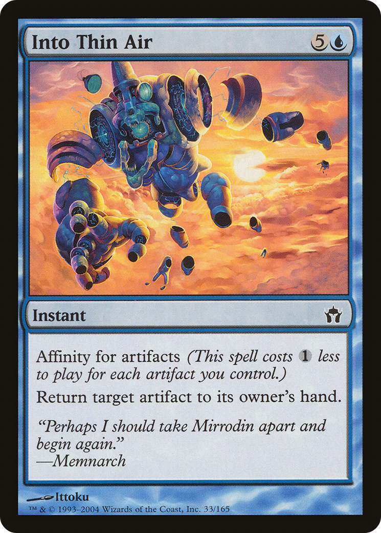 Into Thin Air (5DN-033)  Foil - Fifth Dawn